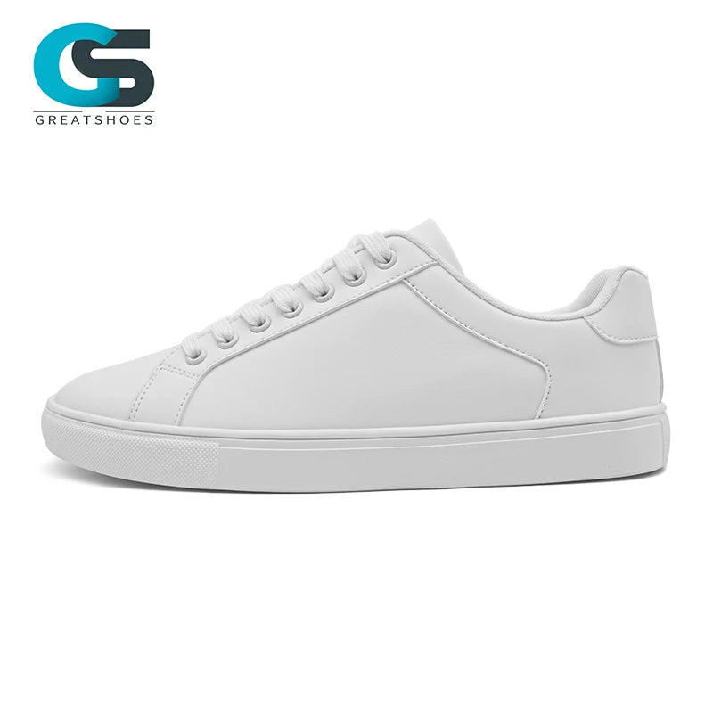 Men's Breathable Mesh Running Sneakers — Microfiber Leather Lace-Up Casual Walking Shoes