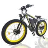 Smlro XDC600 Dual Motor 2000W Fat Tire Electric Bike — 48V 22.4Ah 26" 21-Speed, Hydraulic Disc Brakes