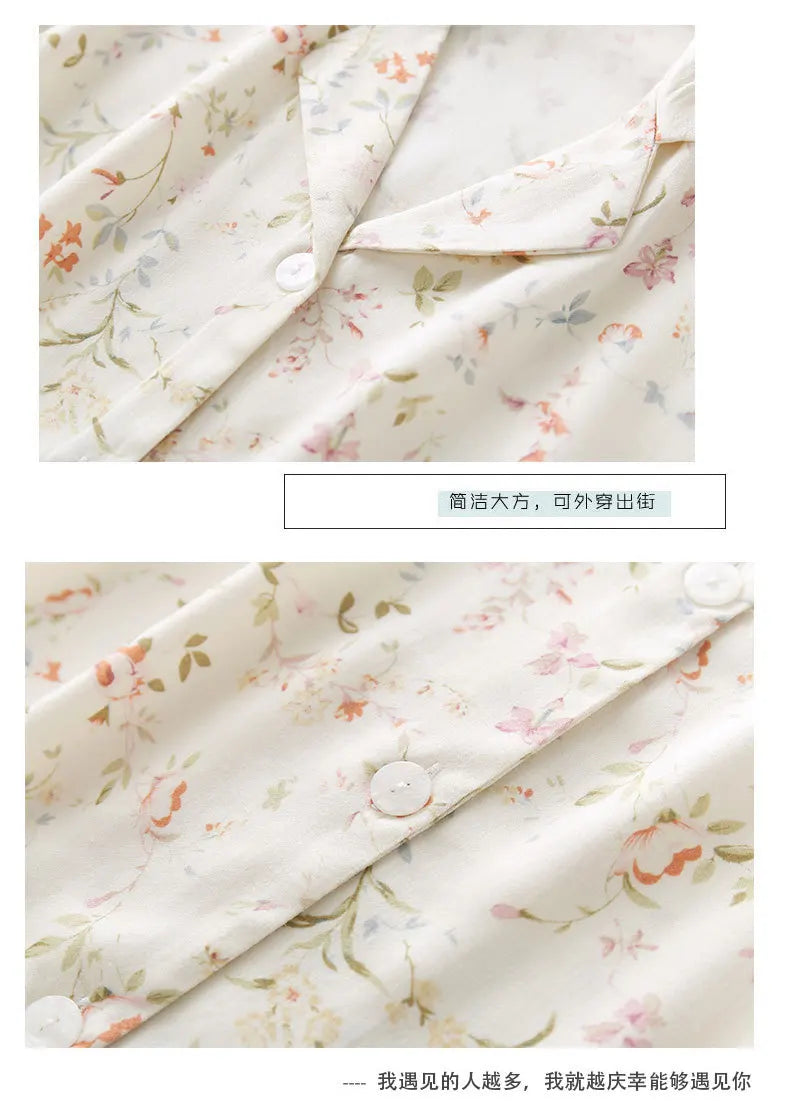 Women's Satin Willow Print Pajama Set | Short Sleeve Shorts Summer Nightwear Loungewear