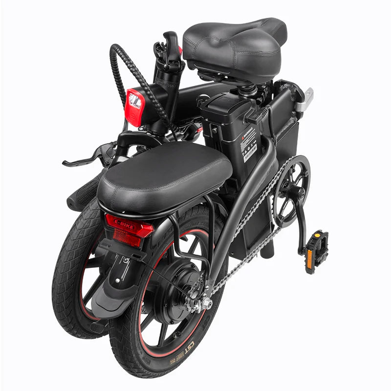DYU A5 Mini Smart Folding Electric City Bike — 48V 7.5Ah 14" Lightweight Kids & Youth E-Bike