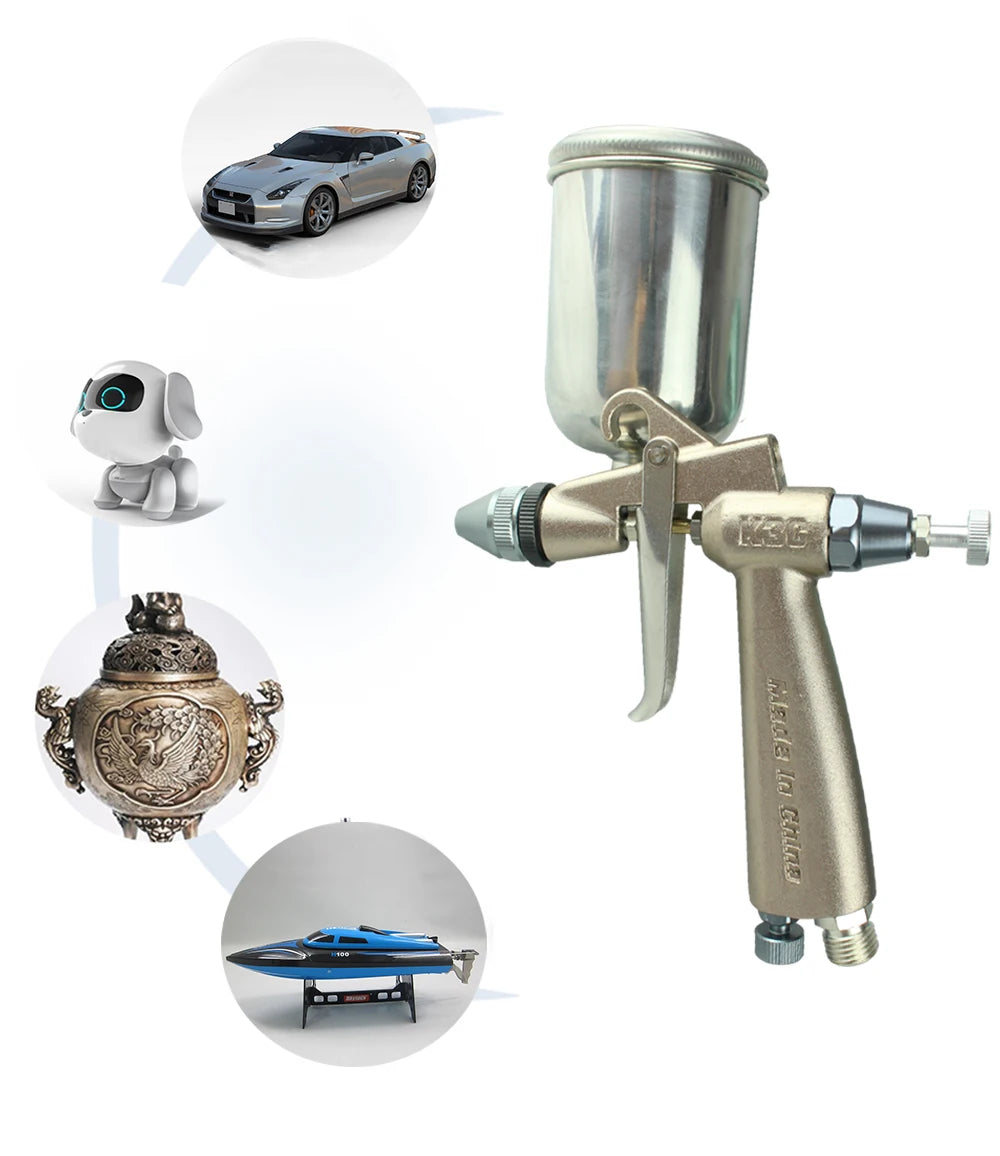 0.3mm Pneumatic Detail Spray Gun with 140ml Cup