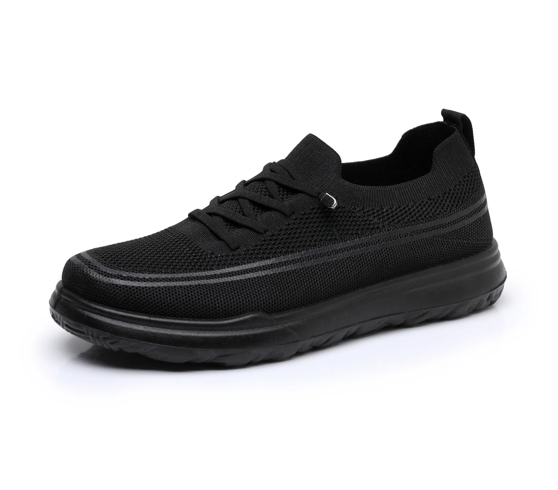 Men's Extra Size Mesh Slip-On Walking Shoes — Super Soft PU Sole Cushioned Jogging Shoes