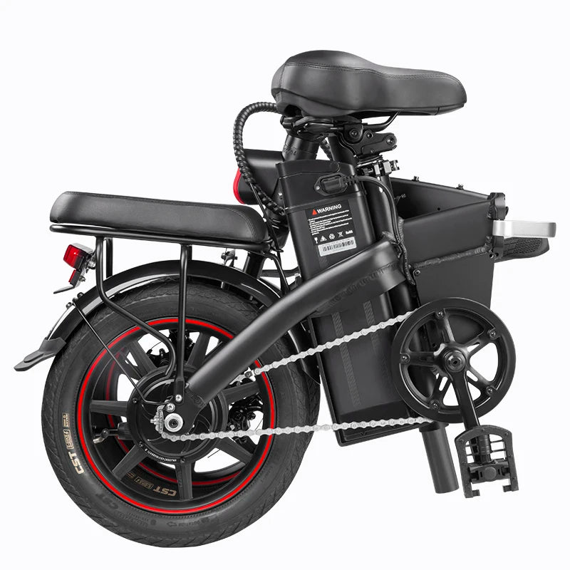 DYU A5 Mini Smart Folding Electric City Bike — 48V 7.5Ah 14" Lightweight Kids & Youth E-Bike