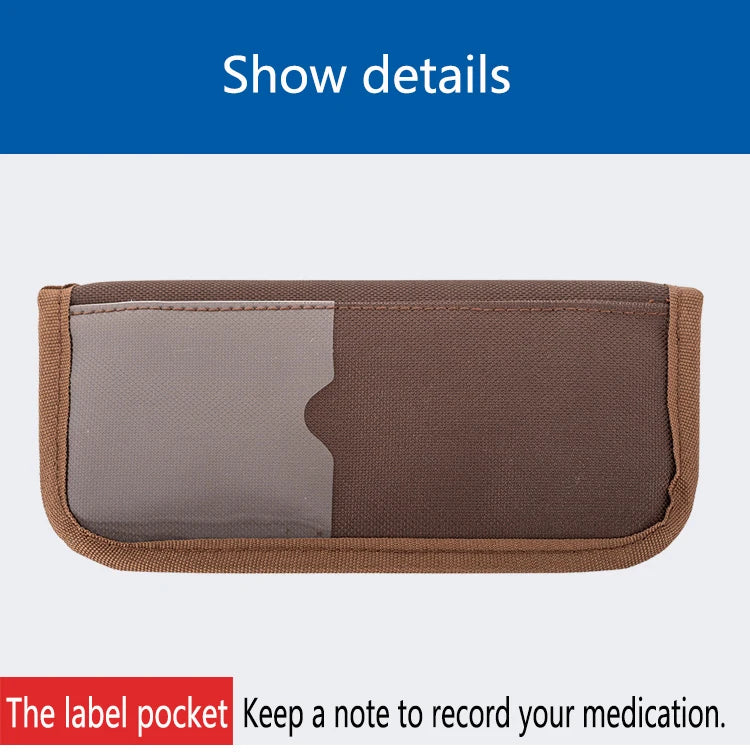 MegaWalke Insulin Cooler Bag – Portable Insulated Diabetic Travel Case with Aluminum Foil Lining
