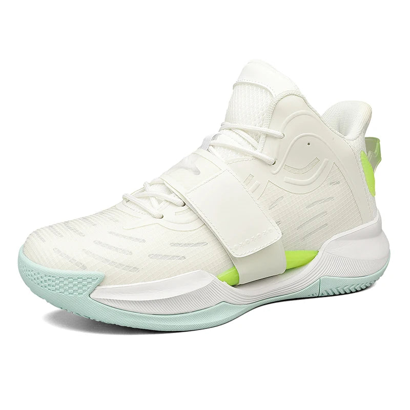 Men's Basketball Sneakers 2026 — Breathable Mesh Lace-Up Running & Walking Shoes