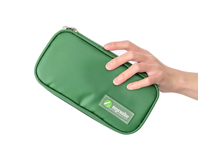 Portable Insulated Insulin Cooler Bag – Nylon Aluminum Foil Diabetic Travel Case with Gel Packs & Thermometer