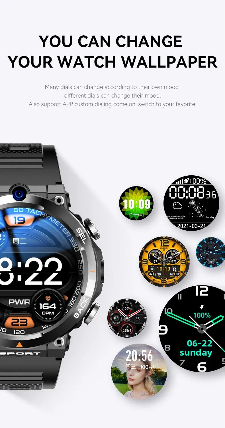 H10 4G Android Smart Watch | IPS Display NFC GPS Video Call Full Network Smart Bracelet