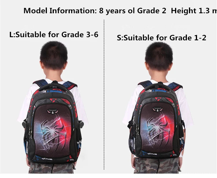 Kids School Backpack – Cartoon & Sports Designs