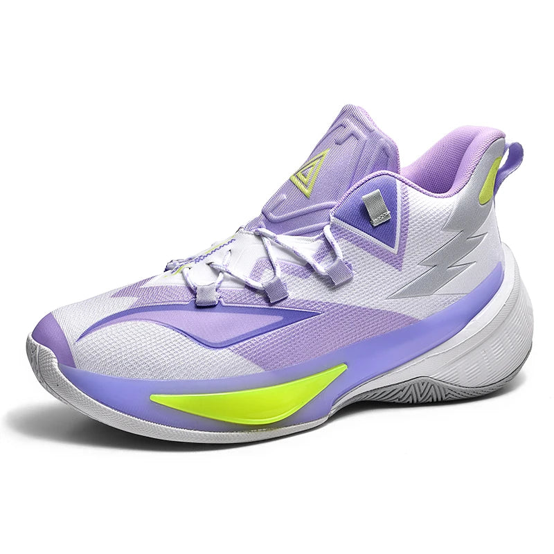 Unisex High-Top Basketball Sneakers — Breathable Mesh Outdoor Sports Shoes (Sizes 36-45)