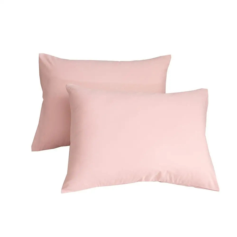 Pink Solid Color Quilt Cover for Girls | King Size 200x220cm, Duvet Cover Only (No Pillowcase)