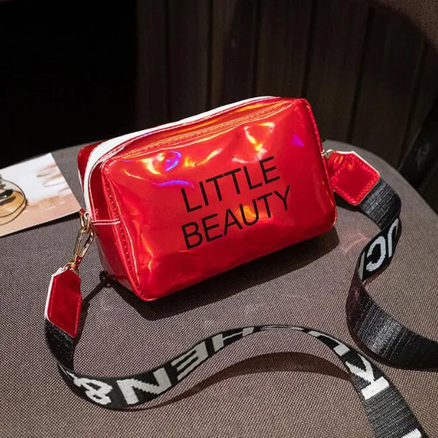 Mini PU Letter Flap Crossbody Bag – Compact Shoulder Messenger Bag for Women