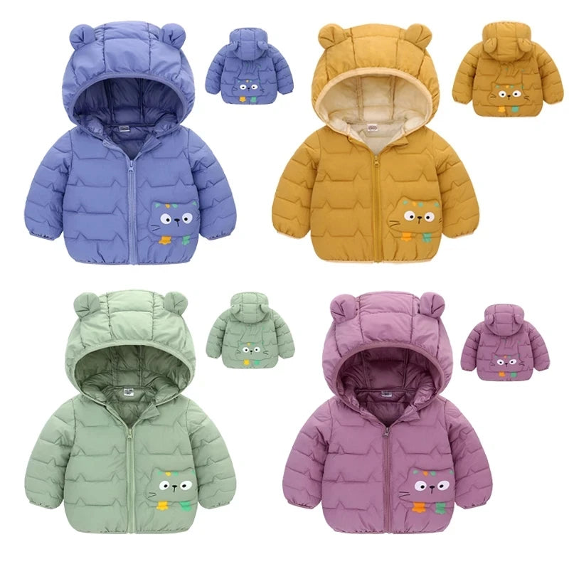Kids' Warm Plus Velvet Pajama Sets | Fashion Print Pullover & Pants 2-Piece Outfits 1-14 Years