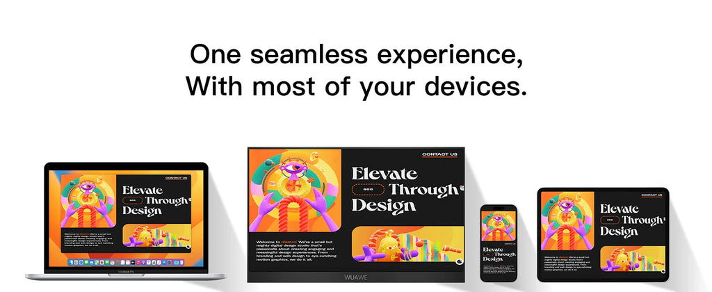 15.6-Inch Portable Monitor – Full HD IPS & Cover Stand