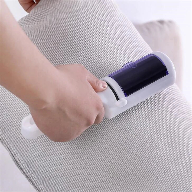 Electrostatic Clothing Dust & Pet Hair Remover Brush – Reusable Travel Sweeper for Home & Office