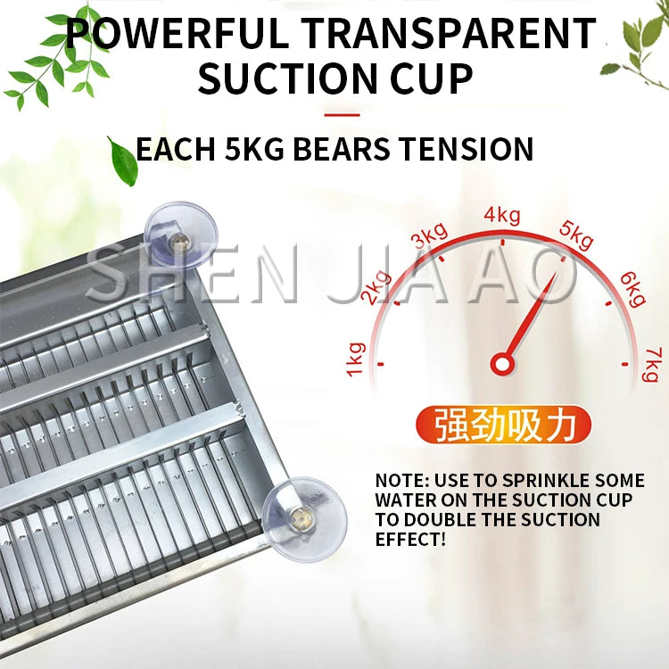 Stainless Steel Double-Blade Manual Slicer — Multifunctional Vegetable & Cooked Food Cutter