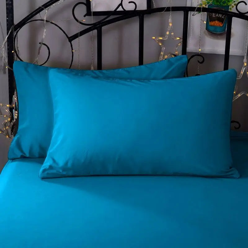 Super-Soft Solid Color Pillowcase 2-Pack – Advanced Encryption Fabric, 50x70cm