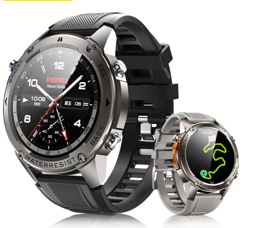 WATCH 18 Military-Grade Outdoor GPS Smart Watch | 1.43" Touchscreen 500mAh 100+ Workout Modes Dive Ready