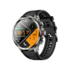 H19 Men's Smartwatch with 1.75 Inch HD AMOLED Screen 4G Connectivity IP67 Waterproof Silicone Band Side Camera GPS 3+32GB RAM