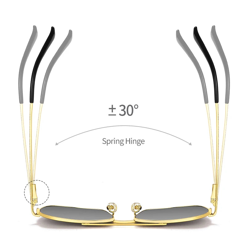 HBK Oversized Big Frame Sunglasses | Gradient Lenses UV Protection Lightweight Design