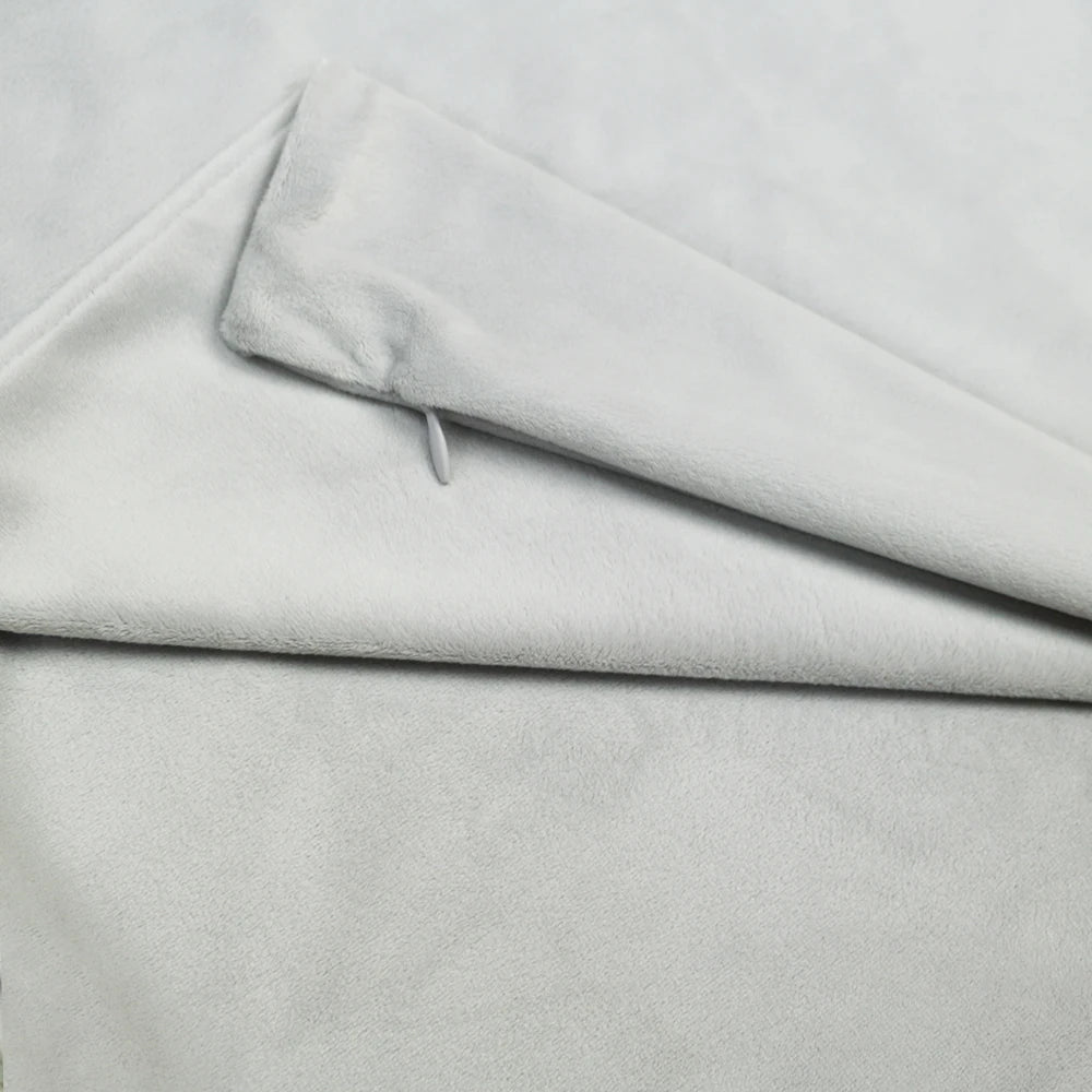 Super Soft Plush Body Pillow Cover – Nordic Solid Color, Multiple Sizes, Hidden Zipper