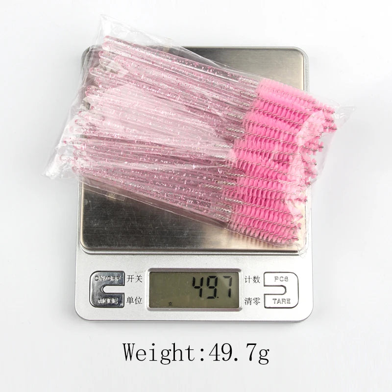 Crystal Eyelash Extension Mascara Wand Brush Set
