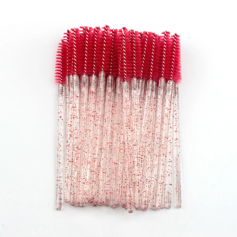 Crystal Eyelash Extension Mascara Wand Brush Set