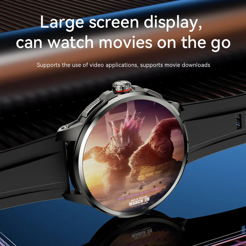 SENBONO H99 4G Android Smart Watch | 1.75" AMOLED 466x466 GPS Camera SIM WiFi Wireless Call Music