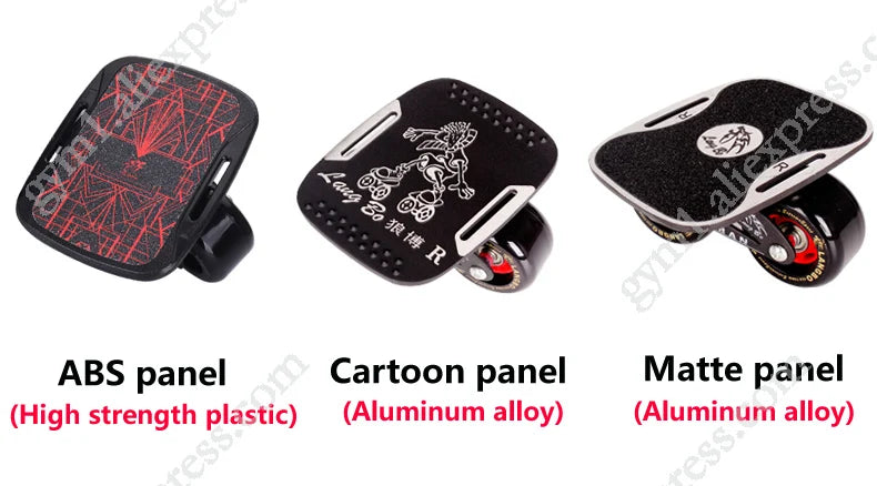 Aluminum Alloy Mini Drift Short Board Roller – 1 Pair Skateboard for Tricks & Street Skating