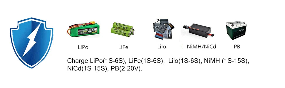 iMAX B6 80W LiPo Balance Charger Discharger – NiMH, Li-ion, NiCd, LiFe, Pb with 15V 6A Adapter