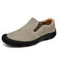 Men's Cow Leather Cotton-Lined Slip-On Loafers
