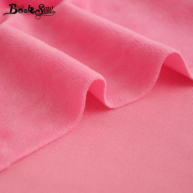 Solid Color Short Plush Velvet Fabric – Super Soft DIY Material for Toys, Cushions & Home Textiles