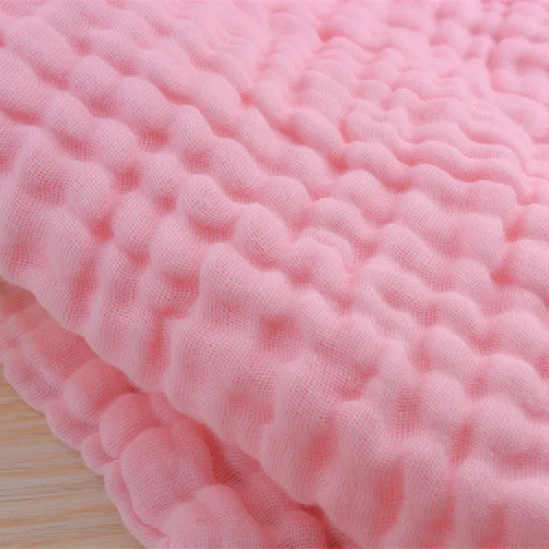 Baby Muslin Swaddle Blanket – Soft Cotton Newborn Wrap, Bath Towel & Stroller Cover, 105x105cm