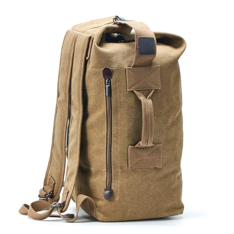 Canvas Hiking Backpack – Large-Capacity Travel Rucksack