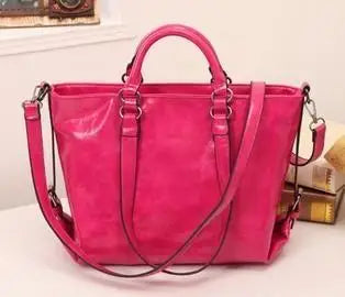 Luxury Patent Leather Large Shoulder Crossbody Tote – Designer Travel Handbag for Women