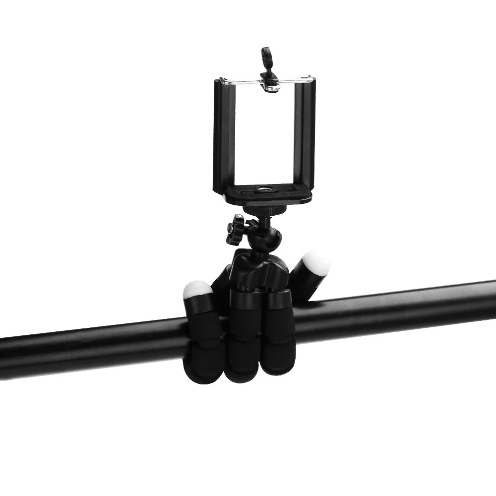 Shoot Hands-Free. Anywhere. — Mini Octopus Flexible Phone Tripod Stand | Smartphone Monopod, Camera Clip Holder, Optional Bluetooth Remote, 3 Colors