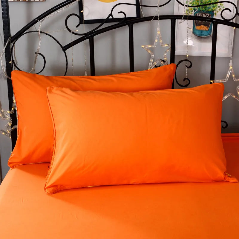 Super-Soft Solid Color Pillowcase 2-Pack – Advanced Encryption Fabric, 50x70cm