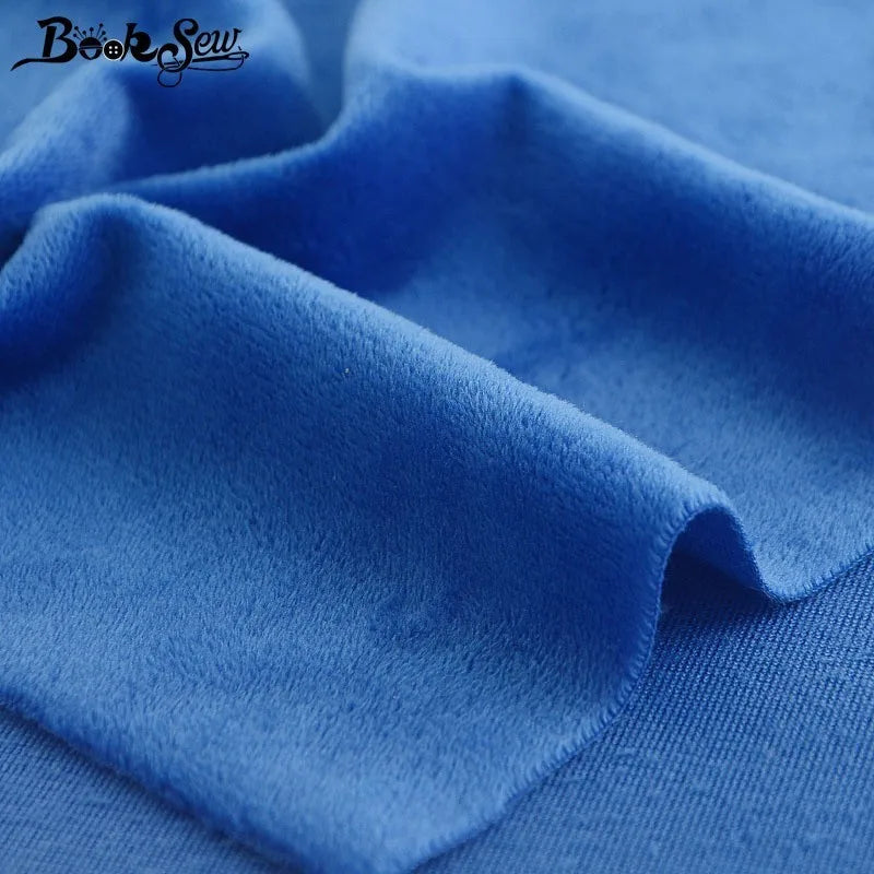 Solid Color Short Plush Velvet Fabric – Super Soft DIY Material for Toys, Cushions & Home Textiles