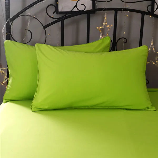 Super-Soft Solid Color Pillowcase 2-Pack – Advanced Encryption Fabric, 50x70cm