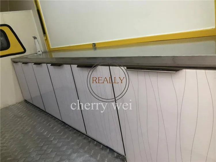 EXW Mobile Food Cart — Electric Food Truck & Ice Cream Trailer (510x170x264cm)