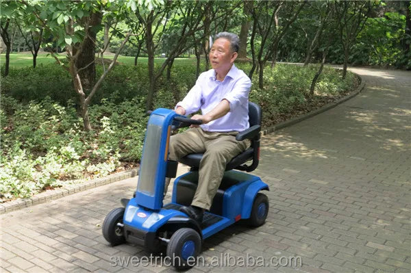 Solar-Powered 4-Wheel Mobility Scooter – 800W, 35±5 km Range