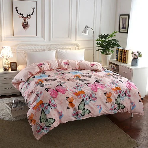 Pastoral Floral Printed Duvet Cover – 100% Polyester, 500TC, 13 Patterns, 8 Sizes, Hotel & Home