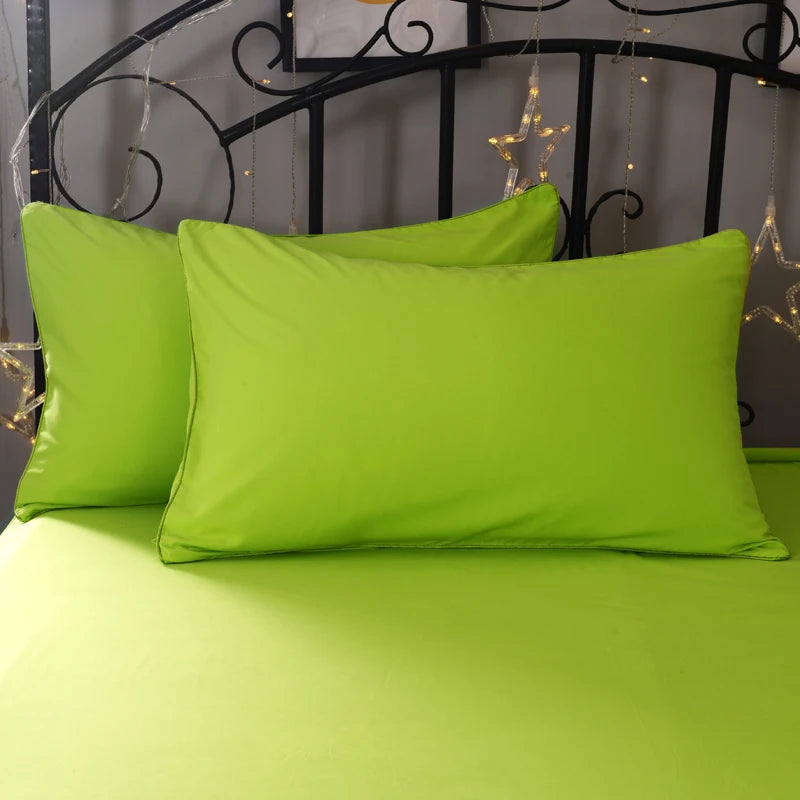 Super-Soft Solid Color Pillowcase 2-Pack – Advanced Encryption Fabric, 50x70cm