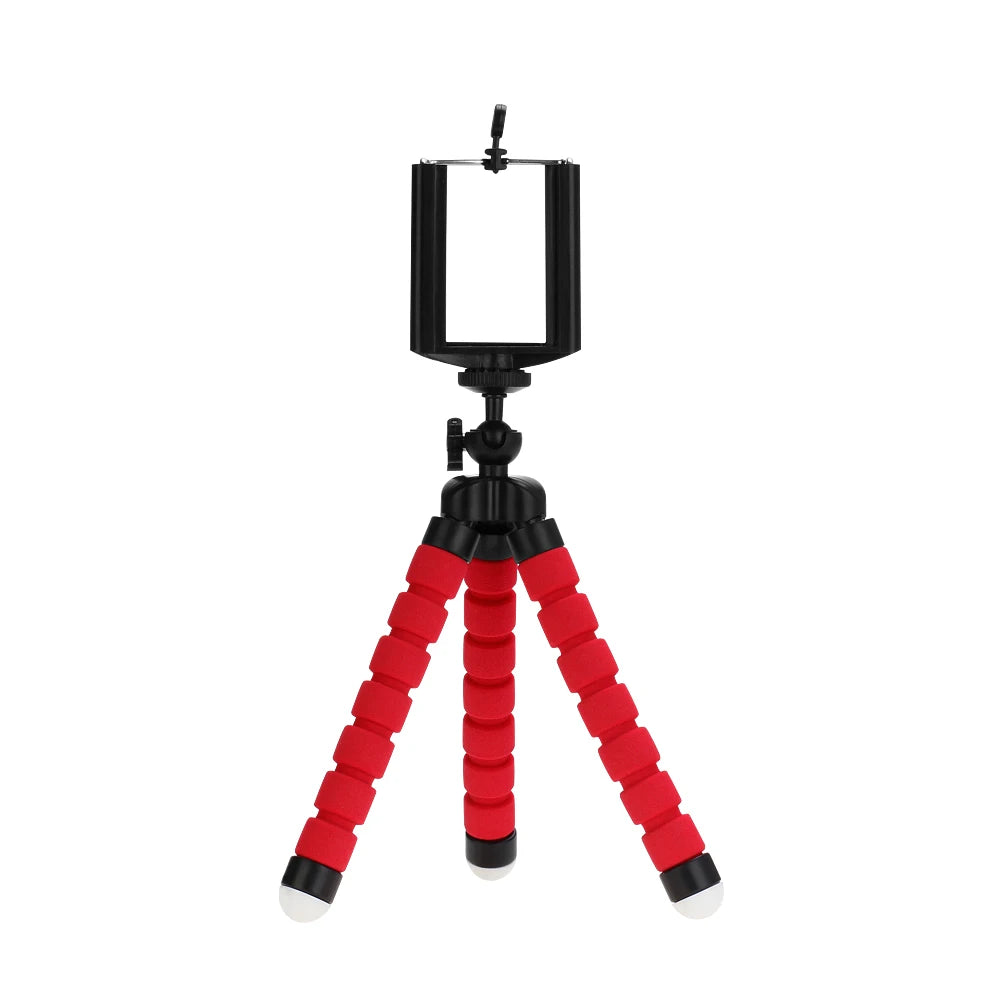 Shoot Hands-Free. Anywhere. — Mini Octopus Flexible Phone Tripod Stand | Smartphone Monopod, Camera Clip Holder, Optional Bluetooth Remote, 3 Colors