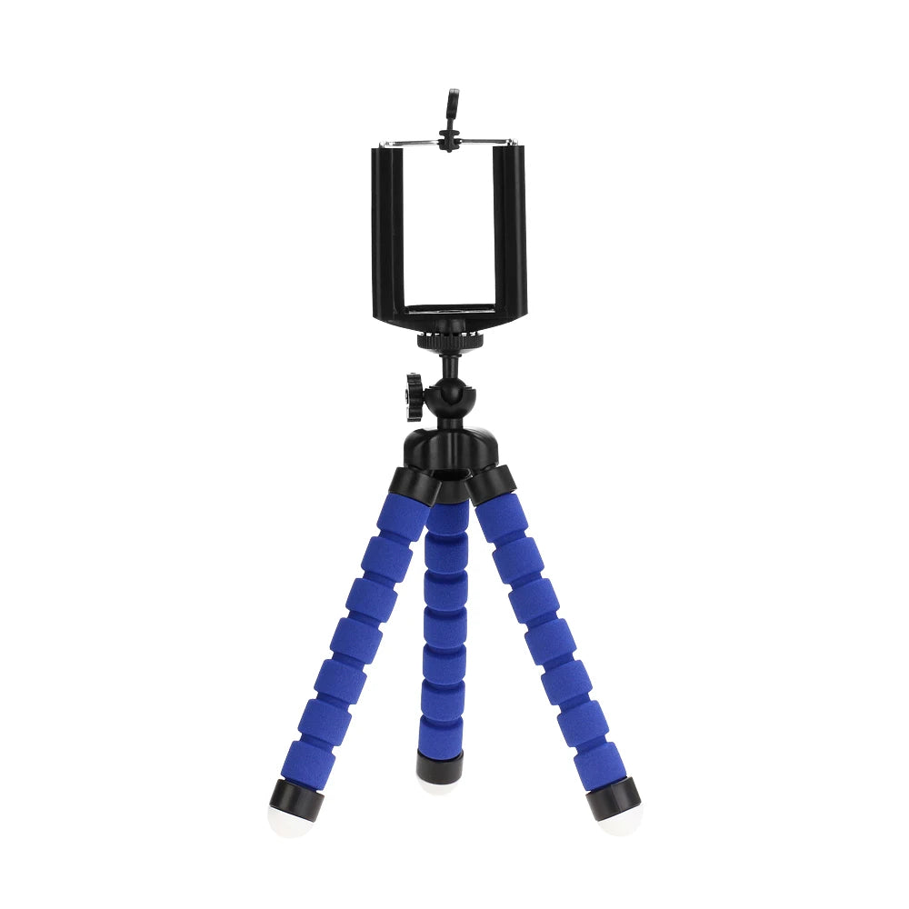 Shoot Hands-Free. Anywhere. — Mini Octopus Flexible Phone Tripod Stand | Smartphone Monopod, Camera Clip Holder, Optional Bluetooth Remote, 3 Colors