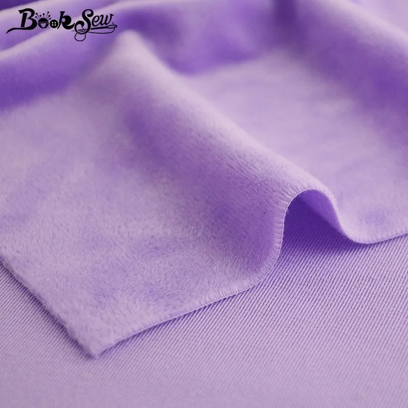 Solid Color Short Plush Velvet Fabric – Super Soft DIY Material for Toys, Cushions & Home Textiles