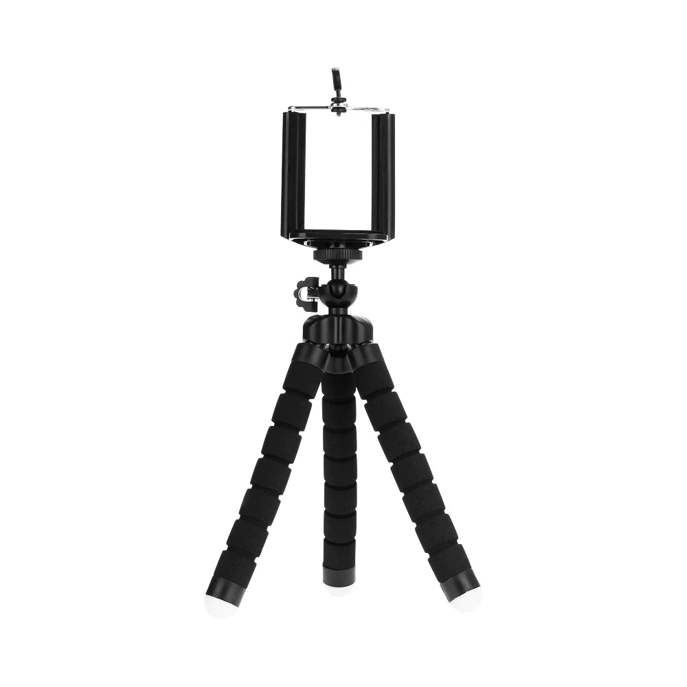 Shoot Hands-Free. Anywhere. — Mini Octopus Flexible Phone Tripod Stand | Smartphone Monopod, Camera Clip Holder, Optional Bluetooth Remote, 3 Colors