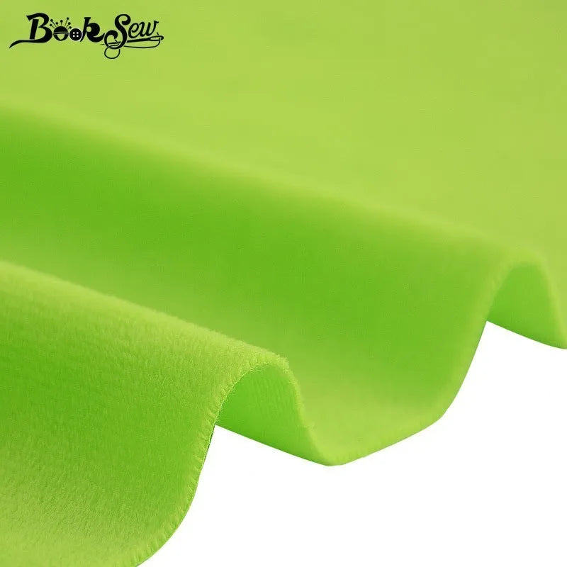 Solid Color Short Plush Velvet Fabric – Super Soft DIY Material for Toys, Cushions & Home Textiles