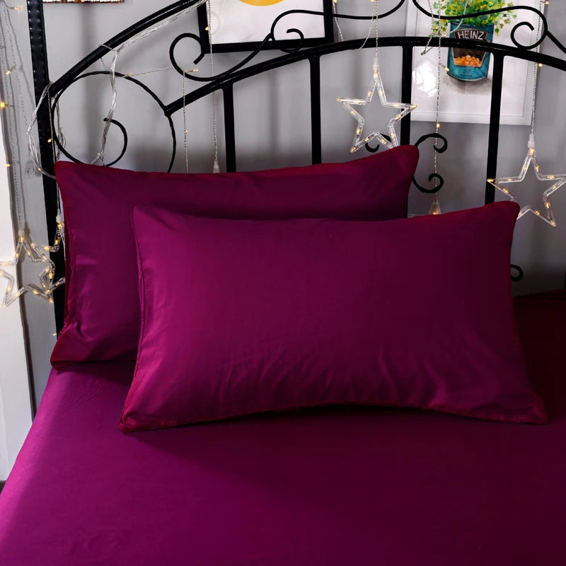 Super-Soft Solid Color Pillowcase 2-Pack – Advanced Encryption Fabric, 50x70cm