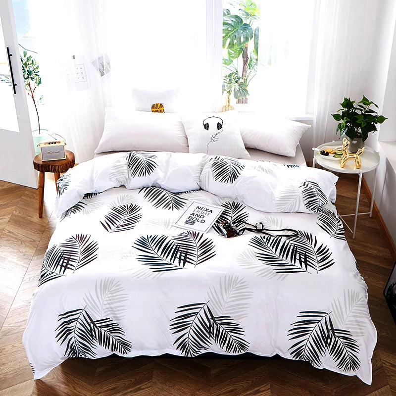 Pastoral Floral Printed Duvet Cover – 100% Polyester, 500TC, 13 Patterns, 8 Sizes, Hotel & Home