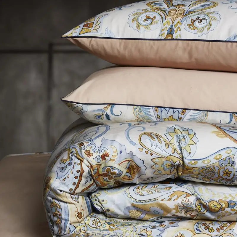 500TC Egyptian Cotton Bedding Set – 4 or 6-Piece Luxury Duvet Cover with Sheet & Pillowcases, 19 Colors